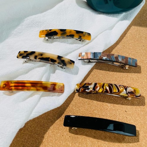 6pcs french barrette hair - french,