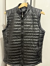 Leather sleeveless jacket vest - leather,