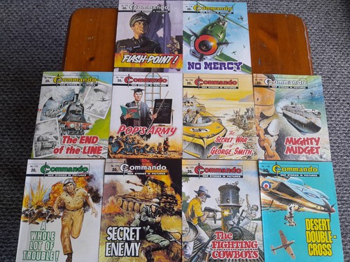 Ten commando comics bundle - commando,