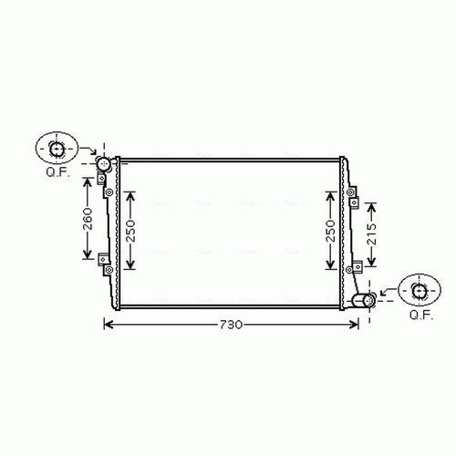 Radiator for touran 1t2 0 - vw, 2.0