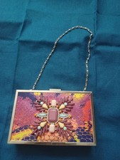 Faith Small Metal Hand/Clutch Bag