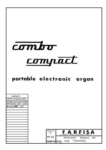 Farfisa combo compact - farfisa, i