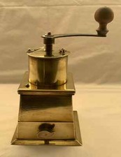 Antique vintage brass coffee - antique/vintage,