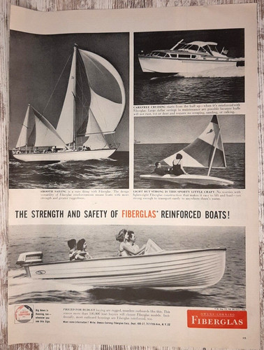 1959 fiberglas vintage print - fiberglas,