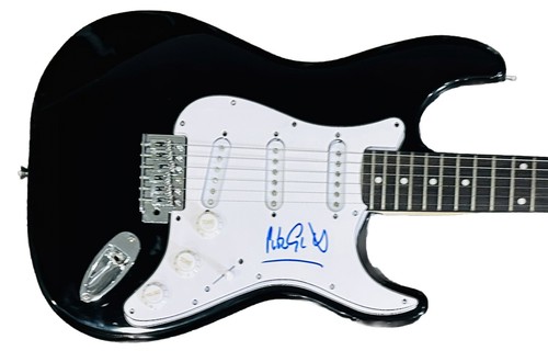 Peter gabriel signed guitar - peter,