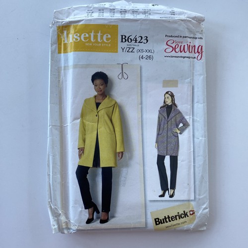 Lisette b6423 sewing pattern - b6423,