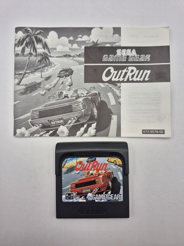 Outrun sega game gear - sega, cart