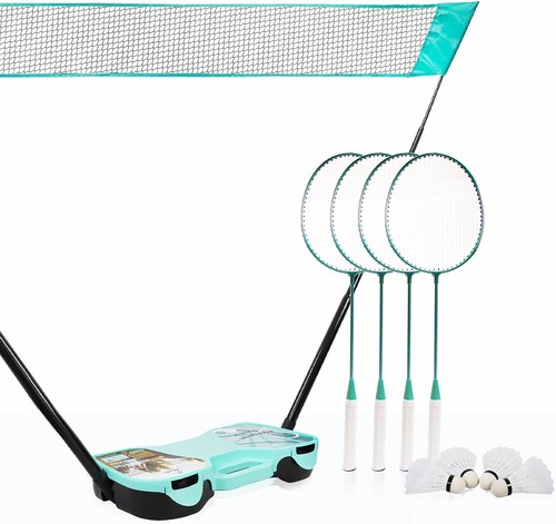 Badminton set with net - set, net,