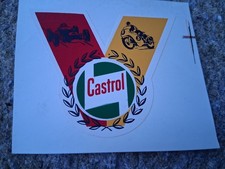 Original 1960s Castrol Waterslide Transfer .
