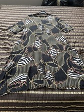 Bonmarche Size 12 Ladies Multi-Colour Short Sleeve Dress