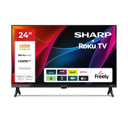 Sharp roku smart tv hd - sharp, 24"