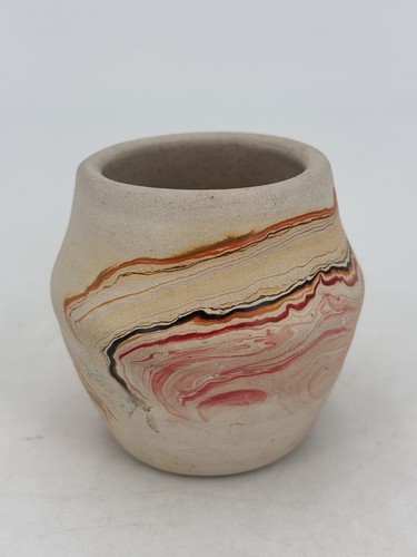 Vintage nemadji pottery vase - pottery,