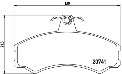 Brake pads 024 brembo - p,