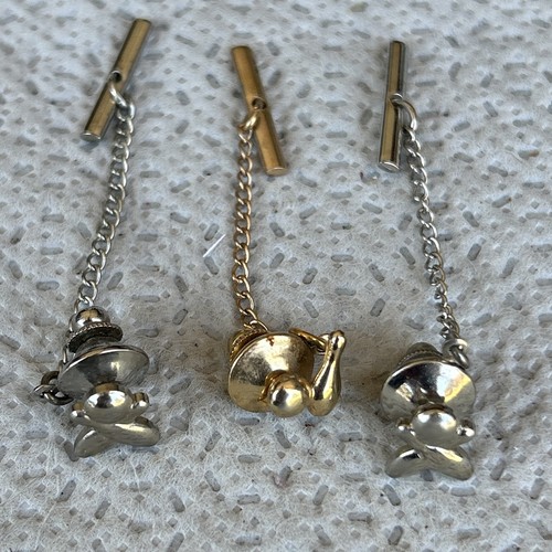 Vintage tie tacks bowling - tie,