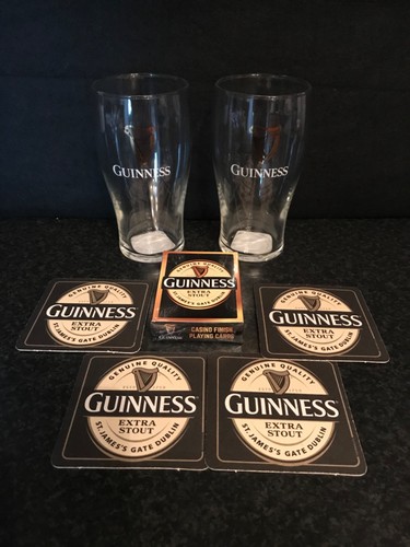 Guinness pint glasses - guinness,