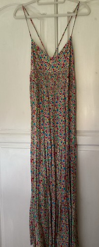 Zara floral long - dress, with