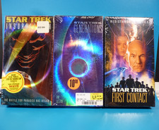 (3) VHS Star Trek TNG Movies