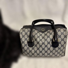 GUCCI GG Pattern Boston Bag