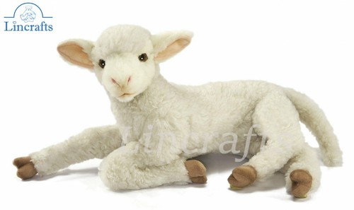 Hansa lying lamb 6563 plush - hansa,