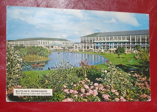 M25 butlins minehead postcard - m25,