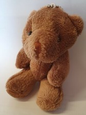 2x Cute Plush Jointed Brown