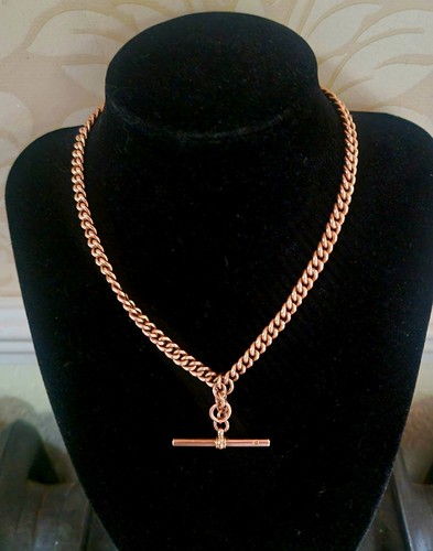 Antique 9ct gold colour - antique, curb