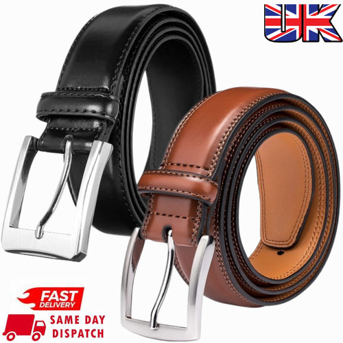 Mens genuine leather belt - genuine,