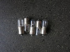 5 x Clear 6.3v Bayonet Bulb