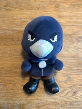 brawl stars plush crow collectable, 9”/ 23 cm, mint condition, navy blue