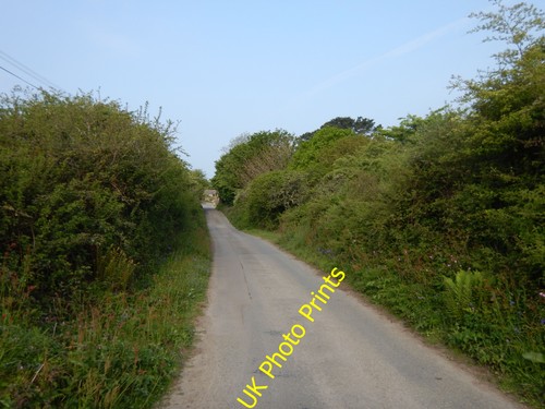 Photo 6x4 narrow rural road - 6x4,