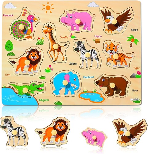 Amfun wooden puzzles - amfun, for