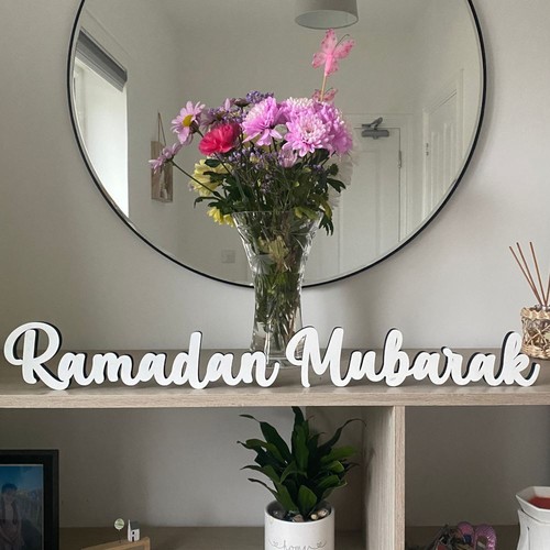 Ramadan mubarak table sign - ramadan, |