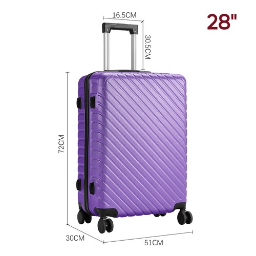 Suitcase hard shell travel - suitcase,