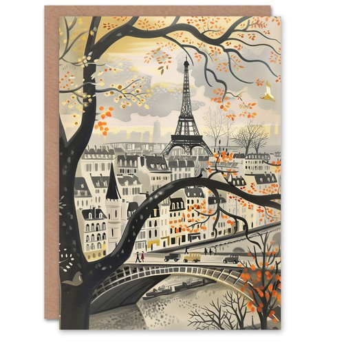Greeting card vintage - greeting,