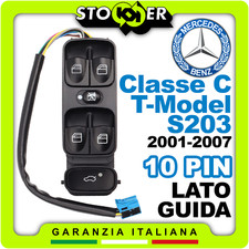 Mercedes C-Class T-Model S203 Window Regulator Switch Push Button Glass