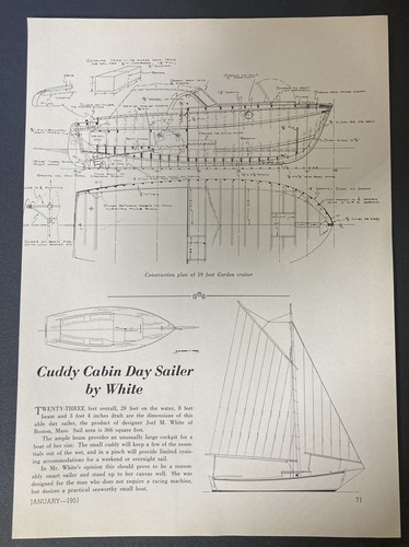 1951 vtg original cuddy cabin
