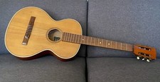 vintage classical acoustic guitar. Rare parlour European. Solid woods. Romania