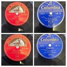Shellac Box of 48 Italian Tenors and other 78 RPM Records
