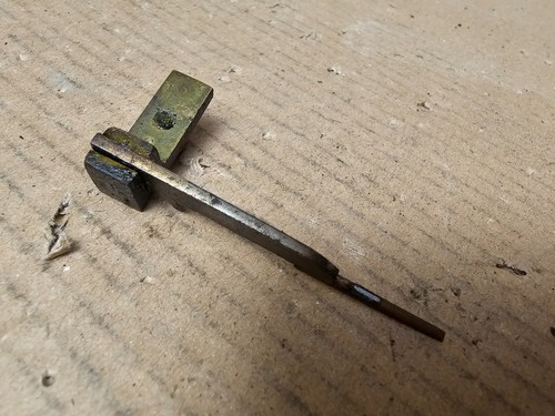 Antique fusee stop work arm - antique,