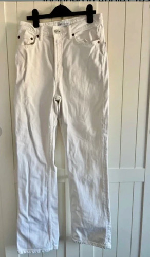 Zara ladies white jeans - zara,