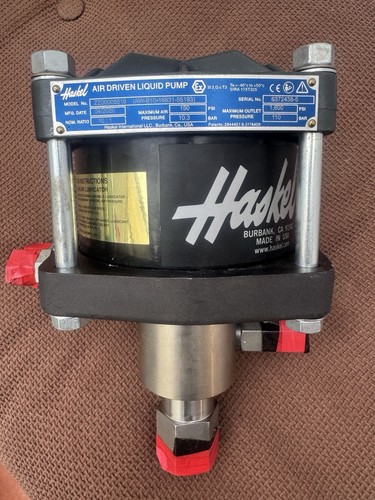 Haskel air driven hydraulic - haskel,