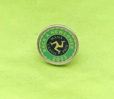 2022 MANX Grand Prix MGP TT Isle of Man Motorcycle bike racing badge pin