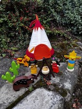 Native American Wooden Figure Play Set