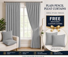 Blackout Pencil Pleat Curtains
