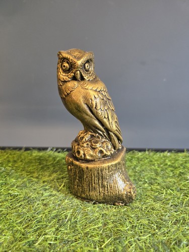 Small stone garden - stone, owl