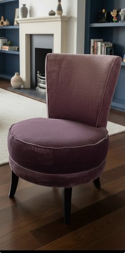 Vintage velour purple boudoir - vintage,