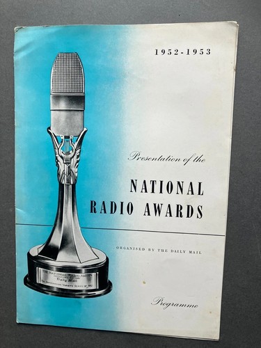 1952 national radio awards - 1952/53,