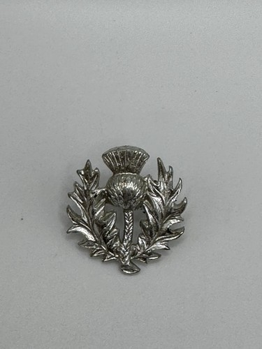 Vintage scottish thistle lapel - thistle,