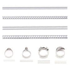 4 Sizes/Set Invisible Tightener Ring Size Reducer Resizing Adjuster Pad Resizing