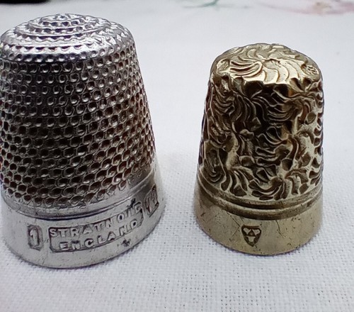 Two vintage thimbles charles - two,